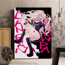 Japanese anime Danganronpa Poster wall hanging Canvas mural poster picture otaku decoration peripheral collection frameless 2024 - buy cheap