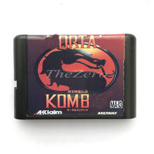 Kmbt Mortal ЕС/японский оболочка для 16 бит карточная игра для Genesis Системы для sega игры sega Mega Drive 2024 - купить недорого