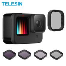 TELESIN ND8 ND16 ND32 CPL Lens Filter Set Aluminium Alloy Frame for GoPro Hero 9 Action Camera ND CPL Lens Accessoreis 2024 - buy cheap