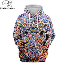 PLstar Cosmos Hippie Mandala Trippy Abstract Psychedelic eye 3d hoodies/Sweatshirt Winter autumn Long sleeve streetwear-42 2024 - buy cheap