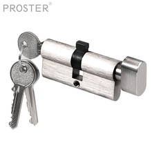 Proster for Cylinder Euro Barrel Door lock 35/35 40/40 45/45 Euro Thumb Turn Cylinder Barrel Door Lock Anti Pick High Security 2024 - buy cheap