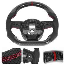 Carbon Fiber Steering Wheel Nappa Perforated Leather For Toyota GR Supra A90 2020+ 2024 - buy cheap