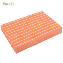 20pcs/lot Orange Mini Nail Buffer Sponge Blocks Professional Nail File Disposable Gel Polish Pedicure Manicure Nail Salon Tools 2024 - buy cheap