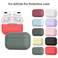 Чехол для наушников Apple AirPods Pro, чехол с защитой от царапин, защитный чехол для Bluetooth наушников AirPods Pro, футляр для гарнитуры 2024 - купить недорого