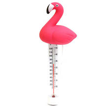 Water Thermometer Flamingo Floating Durable Swimming Pool Thermometer Cartoon Pond Temperature Monitor 2024 - buy cheap
