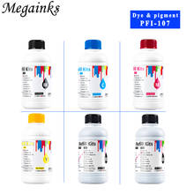 Tinta de tinte y pigmento para impresora, cada botella PFI107 PFI 250, para Canon IPF680 IPF685 IPF770 IPF780 IPF785 IPF670, 107 ML 2024 - compra barato