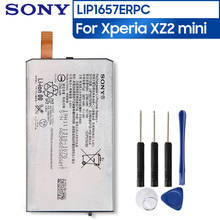 Sony bateria de telefone original e recarregável, sony xperia xz2 mini bat1657erpc, bateria recarregável autêntica de 2870mah 2024 - compre barato