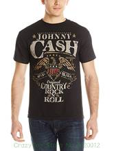 Quality T Shirts Men Printing Short Sleeve O Neck Tshirt Zion Rootswear Men'S Johnny Cash Rock N Roll T Shirt 2024 - buy cheap