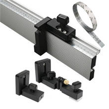 Woodworking Aluminium Profile Fence Table Saw Fence and T Track Slot Sliding Brackets Track Stopper Miter Gauge Fence Connector 2024 - buy cheap