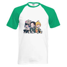 Camisetas de Anime Demon Slayer para hombre, camisa de Shinobu Kocho, Vintage, de manga corta, Kimetsu No Yaiba, Tops de cuello redondo 2024 - compra barato