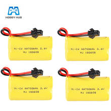 Batería recargable tipo ni-cd para juguetes eléctricos, pila recargable AA de 2,4 V, 700 mAh, 2,4 mah, para juguetes de Control remoto 2024 - compra barato