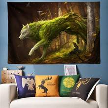 Large Multi-Function Tapestry 3D Wolf Wall Tapestry Dorm Decor Wall Hanging Bed Sheets Tapisserie Murale Wall Cloth tapiz pared 2024 - buy cheap