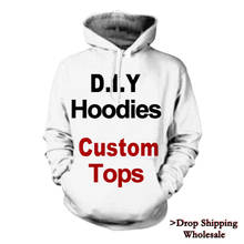 6XL Custom Women Girls Hoodie Men Lady Long Sleeve Autumn Sportswear Tracksuit All Over Print 3d Hooded Sweatshirts Dropshipping 2024 - buy cheap