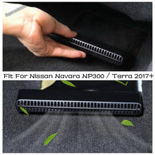 Car Styling Air Conditioning Decoration Outlet Vent Trim Grille Strip Cover Fit For Nissan Navara NP300 / Terra 2017 - 2021 2024 - buy cheap