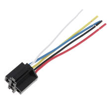 Conector do chicote de fios do soquete do relé de 5 pinos da c.c. 12v 40a para o caminhão do carro 2024 - compre barato