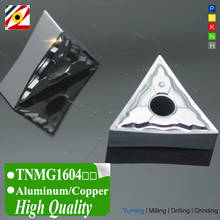 EDGEV CNC Carbide Inserts TNMG160402 TNMG160404/08 HA Tungsten Indexable Lathe Cutter Turning Cutting Tool Machining Aluminum 2024 - buy cheap