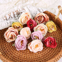 10/20Pcs Artificial Silk Roses Flowers Head DIY Wedding Bridal Floral Hair Home Decorations Fake Flower Garden Decor Accessories 2024 - buy cheap