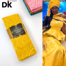Vestido de fiesta de alta calidad para mujer, tela Riche de cuenca bordada en Senegal, 2021 algodón, elegante, 5 yardas, 100% 2024 - compra barato