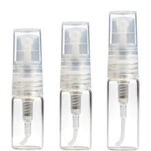Botellas de vidrio vacías para Perfume, botellas de vidrio rellenables, Mini botella de aceite esencial portátil de 2ml, 3ml, 5ml, 10 Uds. 2024 - compra barato
