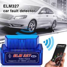 1 шт. Автомобильный сканер ELM327 Bluetooth Obd2 OBDII автомобильный диагностический инструмент считыватель кодов для Android Windows 2024 - купить недорого