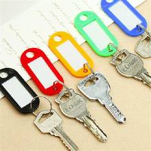 30pcs Plastic Key Fobs Luggage ID Tags Key Card Token Luggage Tag Hotel Hotel Number Classification Card Keychain(Random Color) 2024 - buy cheap