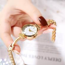 Женские Модные Простые кварцевые наручные часы с маленьким циферблатом и цифрами 2024 - купить недорого