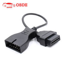 OBD2 cable Extension Connector for G-M 12 Pin to 16Pin obd2 OBDII Diagnostic Cable for G-M 12Pin TO 16 Pin Old Car 2024 - buy cheap
