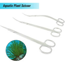 Aquarium Scissor Aquascape Tools, Aquatic Plant Stainless Steel Scissor for Aquariums Tank Plants, Clean Fish Tank Plant Trimmer 2024 - buy cheap