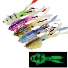 Fishing Soft Lure Luminous/UV Squid Jig Fishing Lures Octopus For Sea Fishing Wobbler Bait Jigging 2024 - buy cheap