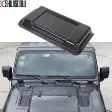 1Pcs Black ABS Plastic Car Cowl Heater Air Vent Hood Scoop For Jeep Wrangler JL 2018-2019  Car Accessories 2024 - buy cheap