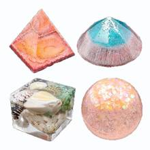 1 Set Pyramid Cube Sphere Diamond Cone Measuring Cup Crystal Epoxy Resin Mold 2024 - buy cheap