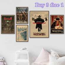 The Hateful Eight  kraft paper Poster Clear Image Wall Stickers Home Decoration Good Quality Prints home art Brand 2024 - buy cheap