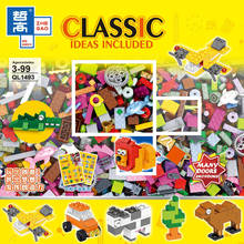 Conjunto criativo de blocos de construção, brinquedos diy para crianças, 200 peças 2024 - compre barato