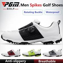2020 Golf Shoes Men Waterproof Breathable Golf Shoes Rotating Knobs Buckle Slip Resistant Sports Sneakers Outdoor Golf Trainers 2024 - buy cheap