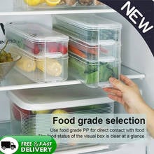 Contenedor de plástico transparente para almacenamiento de alimentos, divisor portátil de 3 capas para alimentos, huevos, frutas, frigorífico, cocina 2024 - compra barato