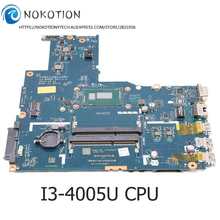 NOKOTION For Lenovo IdeaPad B50-70 Laptop Motherboard DDR3L SR1EK I3-4005U CPU 5B20H75054 ZIWB2 ZIWB3 ZIWE1 LA-B092P 2024 - buy cheap