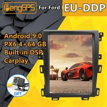 For Ford EDGE 2007 - 2014 Android Car Radio Stereo Multimedia Player Autoradio Tesla Style Audio PX6 GPS Navi Head unit 2024 - buy cheap