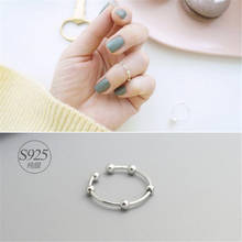 New High Quality Popular Simple Delicate Ball Bead Silver Plated Not Allergic Personality Women Opening Rings R258 2024 - buy cheap