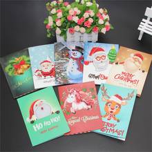 Diamond Painting Cartoon Mini Santa Claus Merry Christmas Paper Greeting Postcards Craft DIY Kids Festival Greet Cards 2024 - buy cheap