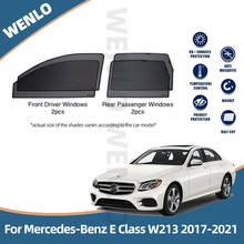 Cortina magnética para janelas, persiana de malha original personalizada para mercedes benz e class w213 2000-2007 2024 - compre barato