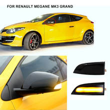 Intermitente dinámico para espejo retrovisor, luz indicadora secuencial para Renault Megane MK3 Scenic Fluence Latitude Safrane 2024 - compra barato