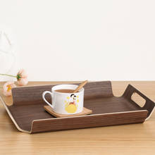 Роскошный стол в кровать хлеб деревянный поднос деревянный фруктовый завтрак еда торт кофе поднос для подачи чая 2024 - купить недорого