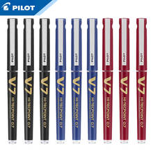 Pilot-V7-Hi-Tecpoint-Cartridge-System-Rollerball-Pen-Medium-Point 0.7mm 6pcs/lot Needle Point Black/Red/Blue/Green/Violet 2024 - buy cheap