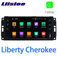 Liislee-sistema multimídia automotivo, com gps, rádio e som estéreo, hifi, original, navegação, ideal para jeep liberty, cherokee kk 2008 a 2013 2024 - compre barato