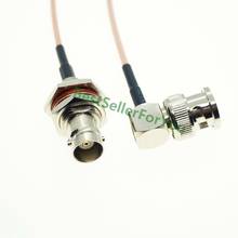 RG316 Cable BNC Male Q9 Right Angle To BNC Female Bulkhead RF Pigtail Cable 2024 - buy cheap