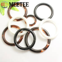 20pcs Meetee Round Ring Resin Buckle Button Women Scarves Belt Buckles Ribbon Slider For Garment Clothing DIY Sewing Accessories 2024 - buy cheap
