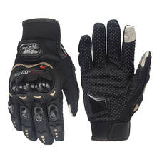 Pro-biker-luvas de motociclismo com tela sensível ao toque, cores rosa e preto, ideal para motocross e corridas, tamanhos p a xxg 2024 - compre barato