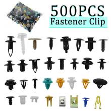 500Pcs ABS Mixed Auto Car Fastener Clip Bumper Fender Door Panel Trim Plastic Rivets buses truck caravans cars APPLICTION 2024 - buy cheap