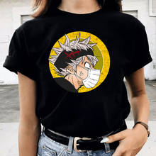 Anime Clothes Black Clover T-shirts Asta Black Devil Harajuku Fashion T-Shirt Zora Ideale Hip Hop Vintage Aesthetic Tees Shirts 2024 - buy cheap