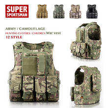 Children Hunting Camouflage Tactical Kids Airsoft Gear Vests Men Military Equipment Boys Girl Sniper Army Uniform Sports Clothes 2024 - buy cheap
